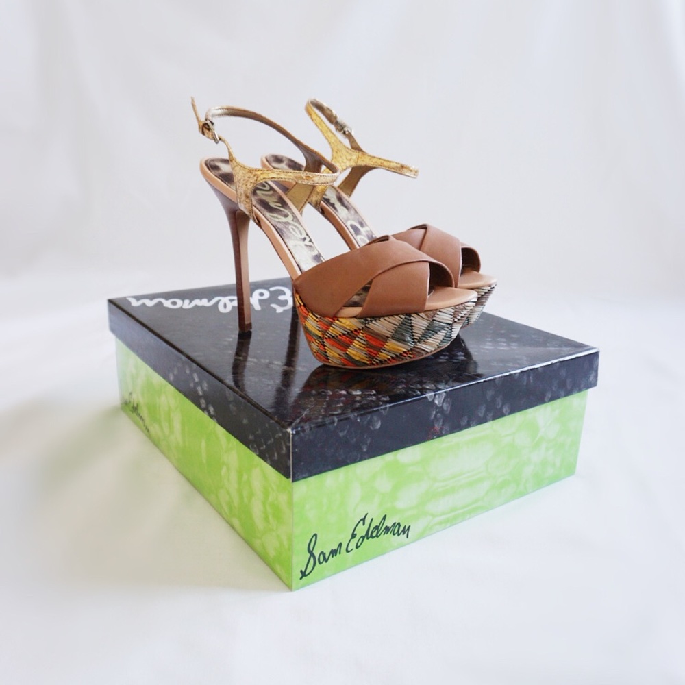 Sam Edelman Mason Gold Heel